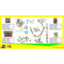 2016 new cheap Plastic threading beads toy for kids